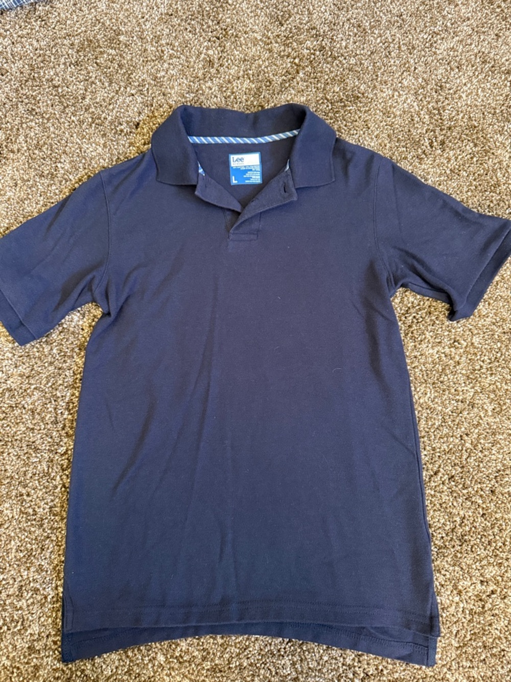 Lee Men's Dark Blue Polo Shirt